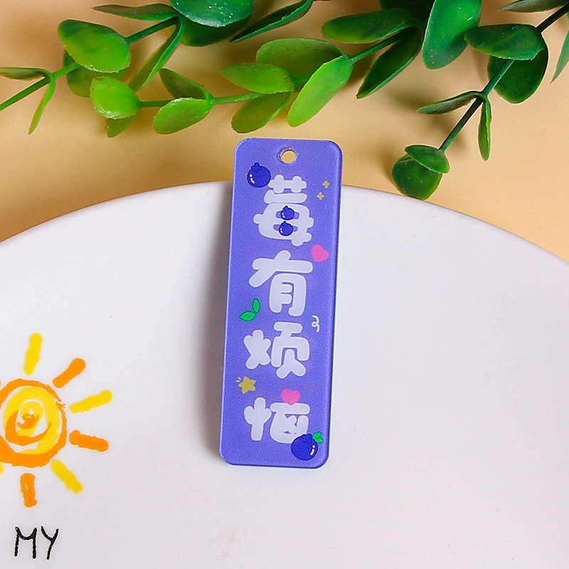 Double-sided acrylic accessories, bag decoration, car keys, accessory