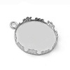 Pure stainless steel 12mm-15mm-20mm-20mm-25mm Crown single hanging time gem tray