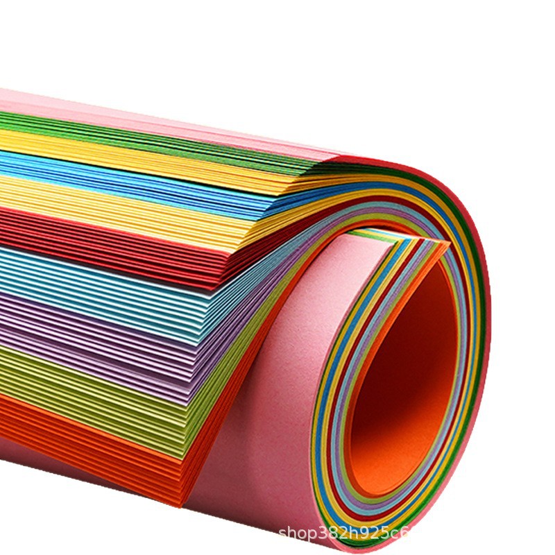 Zhengdu full-open 80g papel de color jardín de infantes para niños origami a mano 1000 grúa de papel de impresión de papel de copia de color image 5