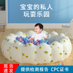 Baby inflatable toy pool baby ocean ball pool Children's petals PVC round bath pool toy pool foldable