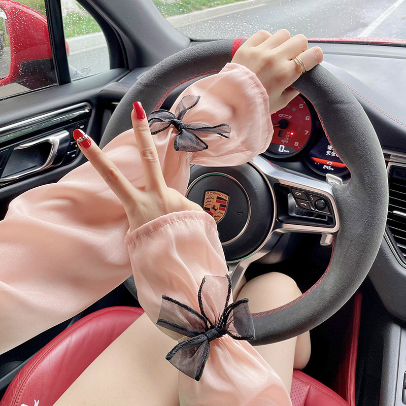 Braza de hielo para mujeres protector solar UV2025 nueva manga de hielo ins viento protector solar de verano brazo suelto manga de hielo