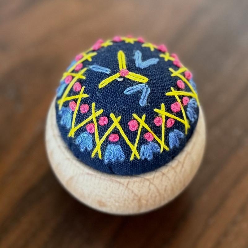 Paquete de material de bricolaje de bordado, bordado de espinas, práctica para principiantes, bolso de mano, juego de regalo, flor de bordado Lu, caja de inserción de aguja de autobordado tridimensional