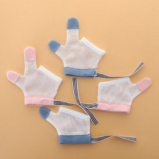Baby's Physical Anti-eating Hand Gloves Thumb Baby's Hand-eating Child's Hand-eating Addiction Child's Finger-biting Gloves