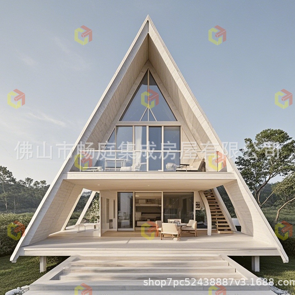 Casa Modular Prefabricada de Acero Ligero Móvil para Residencia y Casas de Campo