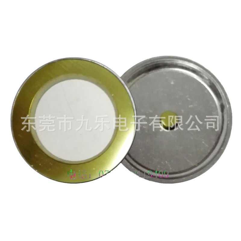 【厂家直销】27直径陶瓷蜂鸣片厂家供用蜂鸣片压电陶瓷二极它激式