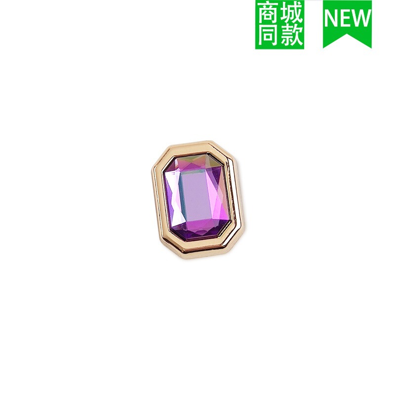 クロスボーダー卸売新しいクロックスアクセサリー靴バックル金属レターチェーン適応クロス靴花 DIY アクセサリー|undefined
