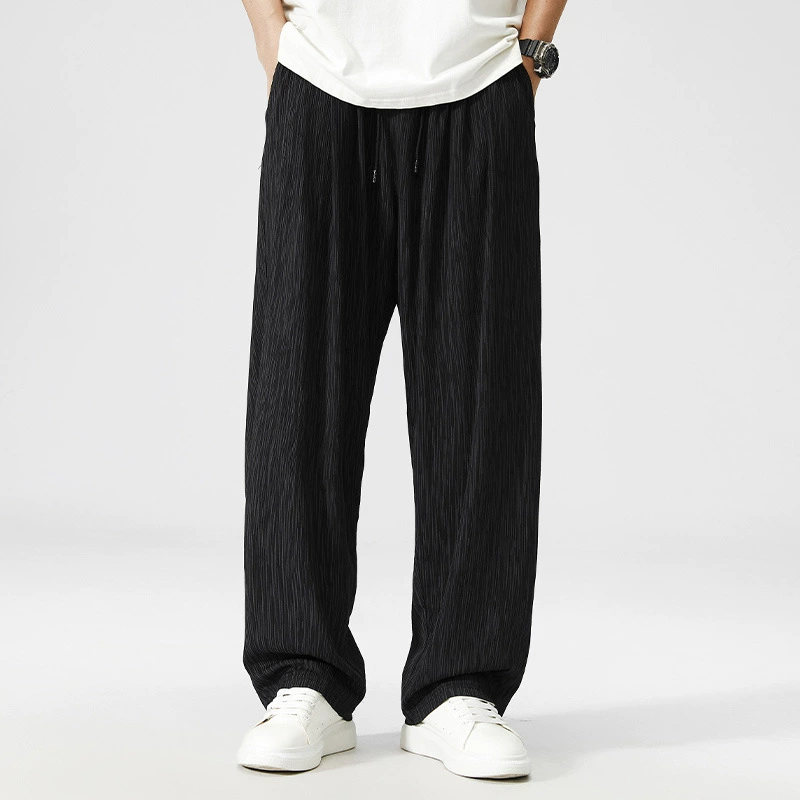 Летние брюки из ледяного шелка больших размеров, очень большие спортивные брюки из ледяного шелка для внешней торговли, европейские и американские.