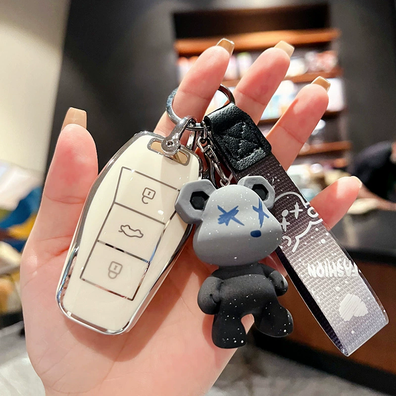 Чехол для ключей, подходит для ключей Volkswagen Sihao, для женщин, Love Run E50X, Yao X8, JAC, Volkswagen QX, милый корпус с пряжкой