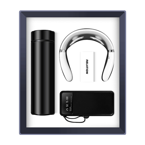 Business Gift Set Enterprise Gift Regulation Logo Insulated Cup Power Bank Creative Gift For Clients