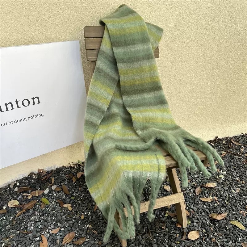 Maillard i mitation cashmere plaid per donna, versatile in inverno, sciarpa coreana di alta qualità, spessa e calda_voghion.com