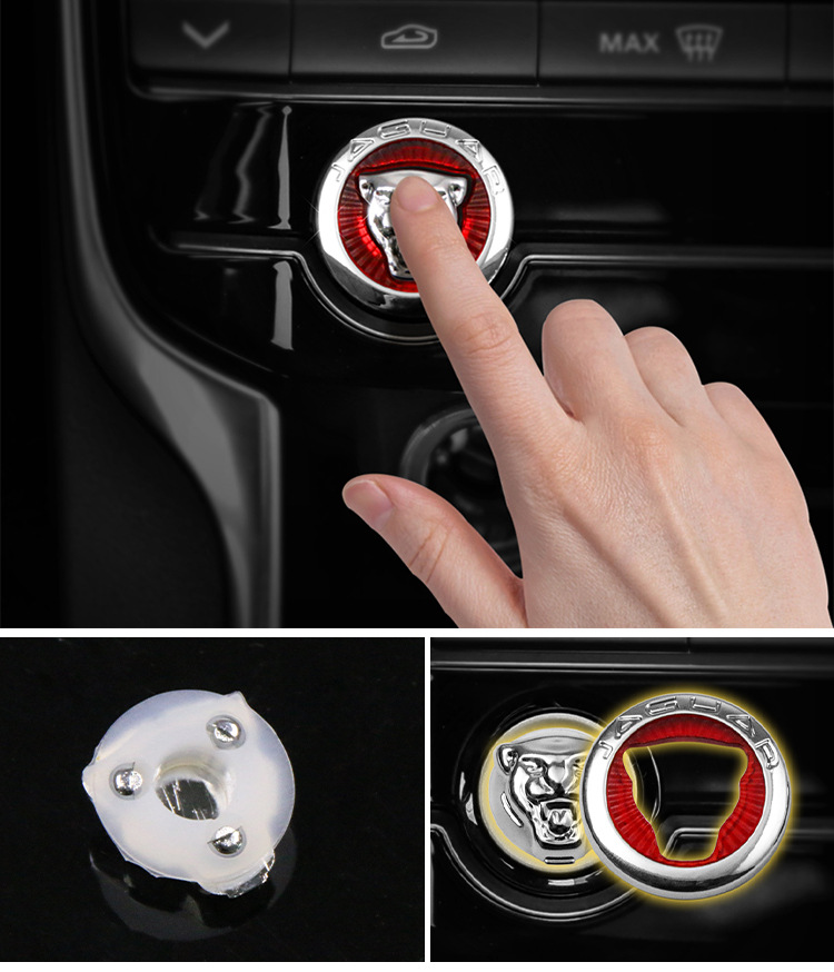 Suitable for Jaguar XF XE XJL XJ F-PACE XFL interior modification central control gear knob cover