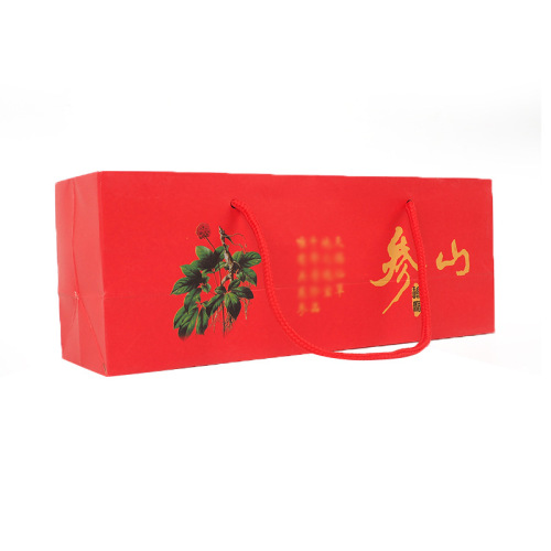 Ginseng Gift Box: 10-12 Year Wild Mountain Ginseng Whole Branch, for Soaking in Wine or Cooking Soup, Dry Ginseng Manufacturer Wholesale