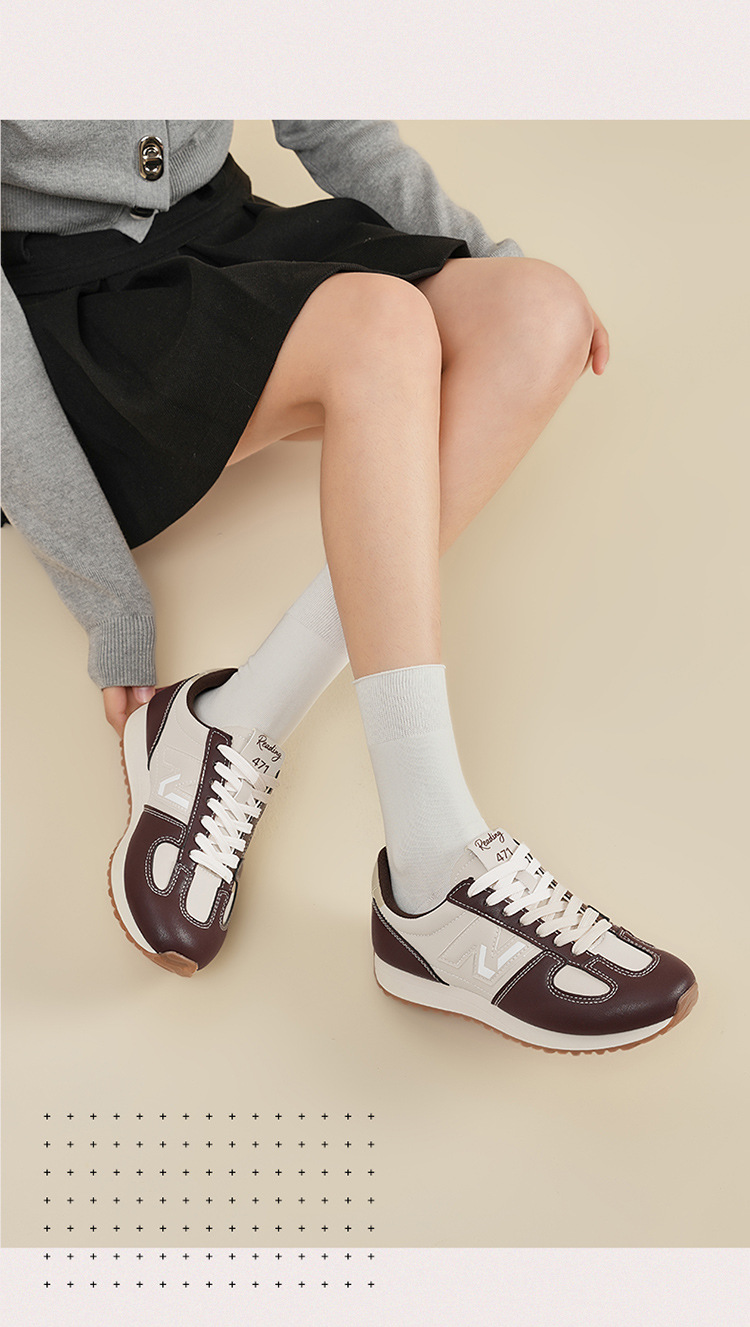 Giày sneaker nam phong cách cổ điển đa năng Forrest Gump — 471m trắng chi tiết 14