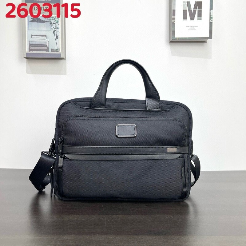Ballistic Nylon Men's Briefcase Business Casual Portable Shoulder Bag Thin Computer Bag 2603115D3