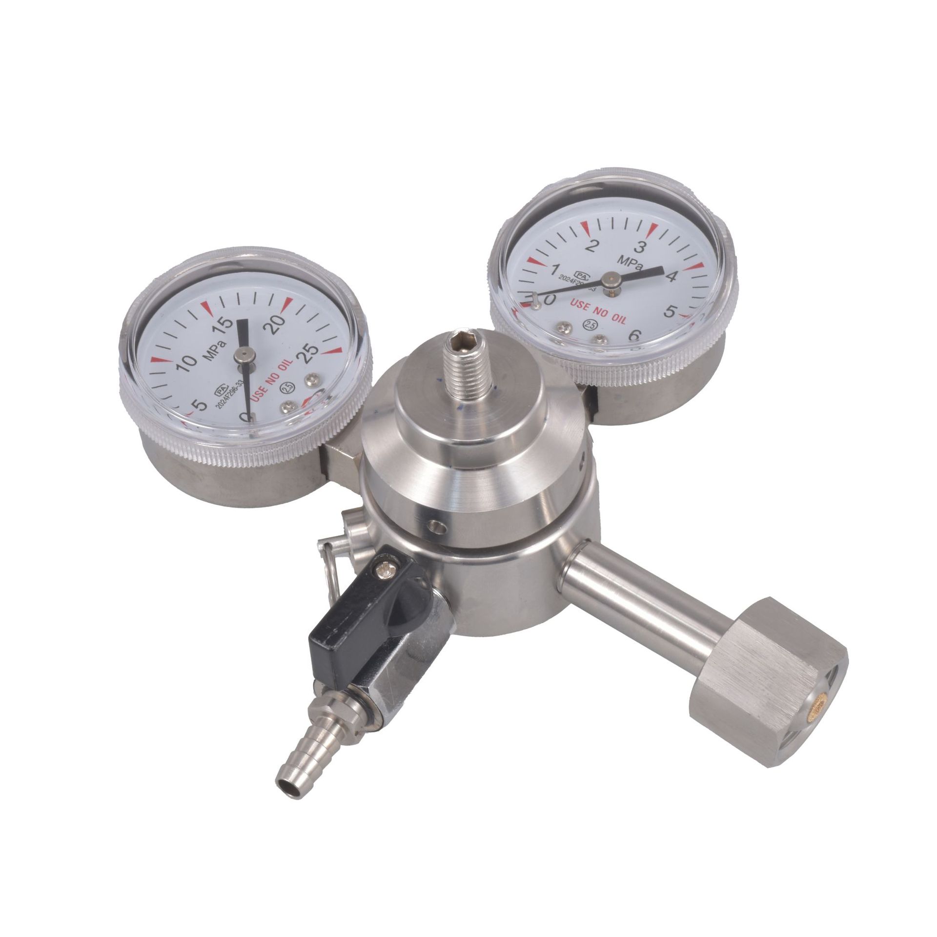 单极式乙炔气瓶减压器 防震乙炔表 高压减压阀 气瓶减压器压力表