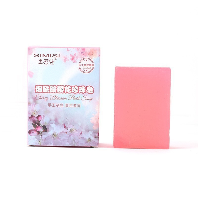【記憶琳娜】桜真珠石けん桜精油石けん手作り石けん清潔潤い70G|undefined
