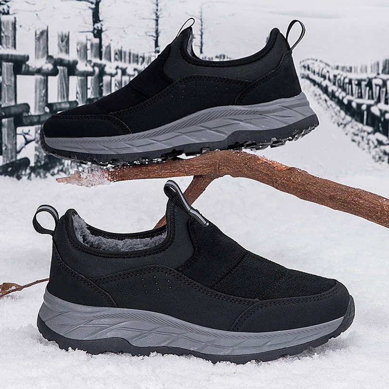 Осенняя и зимняя обувь для пожилых людей плюс бархат