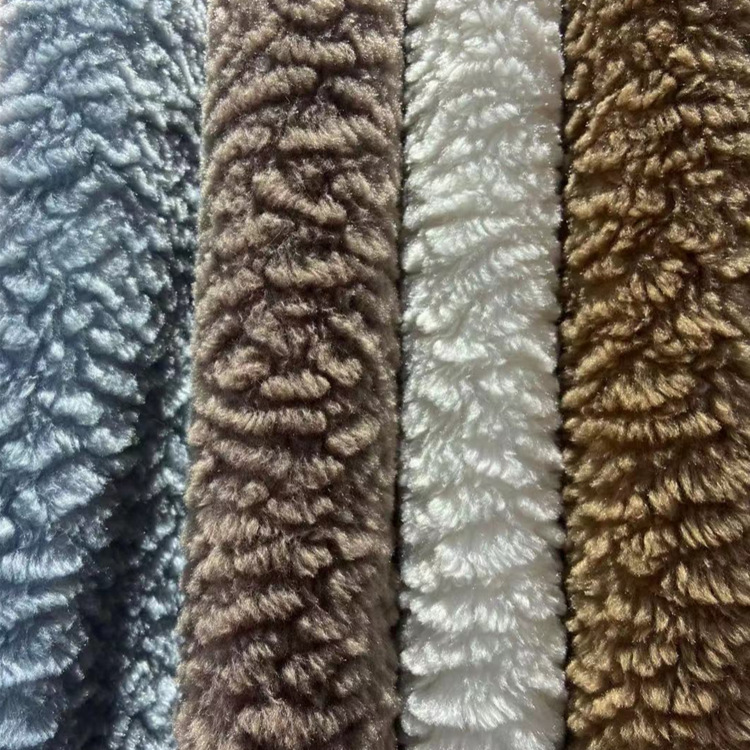 Nuevo 700g tela de Cachemira super suave Cordero Cachemira en relieve Otoño e Invierno ropa bufanda zapatos pijamas tela