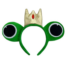 搞怪可爱青蛙皇冠发箍头箍舞台表演节日庆典成人儿童cos外贸电商