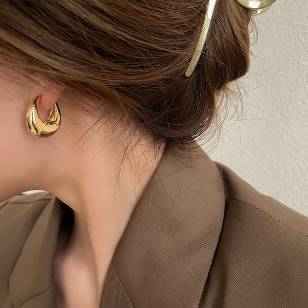 Fashionable elegant small design earrings