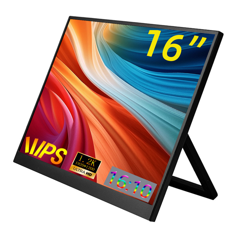 16-Inch 100%Srgb High Color Gamut Portable Screen, Computer Secondary Screen, Game Console Screen Projection for Switch/Xbox/Ps5