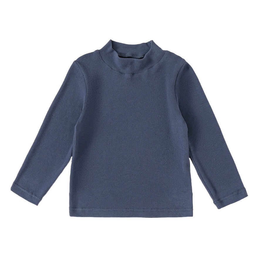 Camiseta interior para niños Youbao, top de cuello medio para bebé de primavera y otoño, jersey multicolor, camiseta de manga larga, ropa interior para niños.
