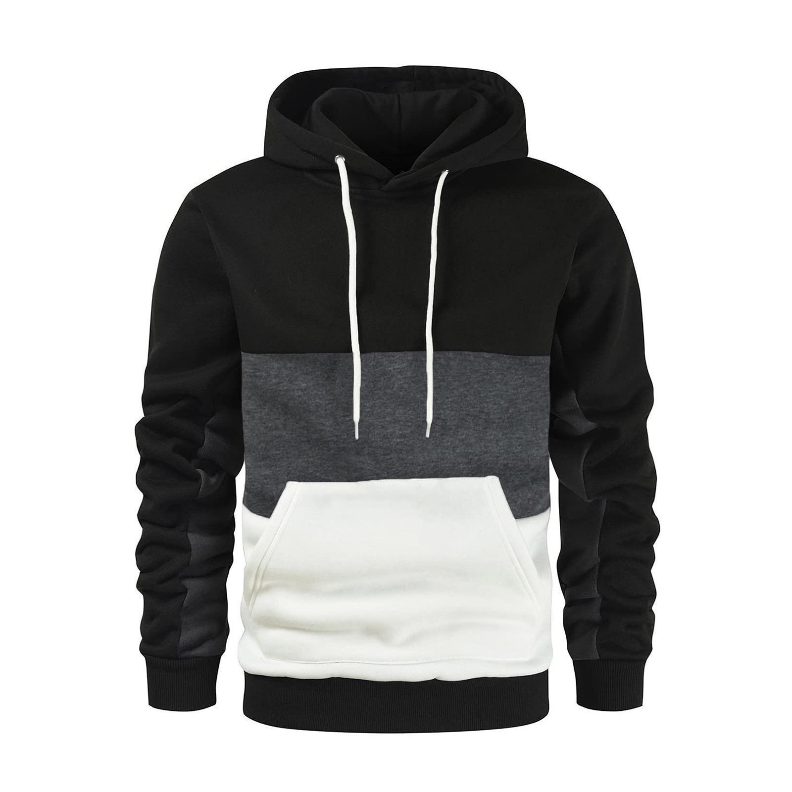 Herren Hoodie Mit Colorblock Design Für Herbst Und Winter_voghion.com