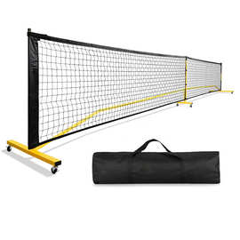 pickleball net亚马逊爆款户外便携式匹克球网匹克网架网球网架铁