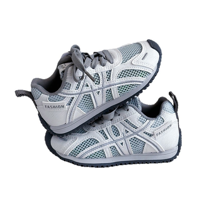 Zapatos casuales de moda para niñas versátiles primavera y otoño 2026 nuevos zapatos de malla transpirables para niños zapatos de entrenamiento moral para niños image 6