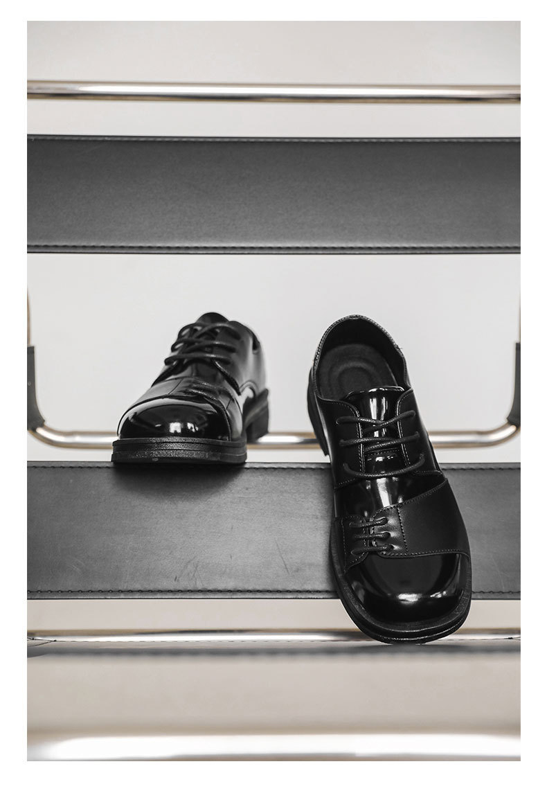 ShoeVault Herren Leder 2025 Neue Casual Herbst Britische Business Formale Hochzeit Square Toe Derby Schuhe_voghion.com