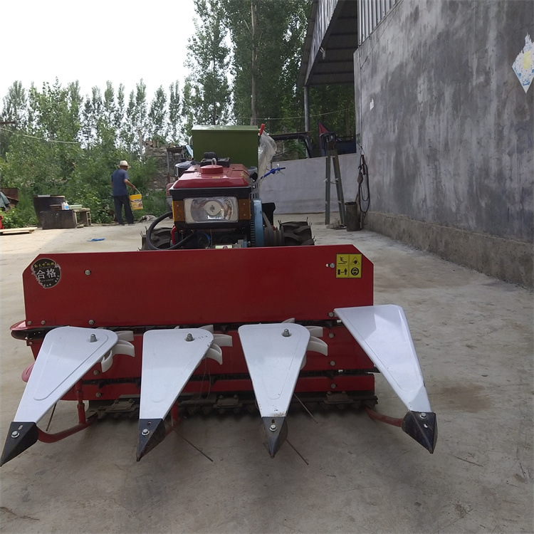 水冷柴油机电启动手扶前置割晒机 小型大豆辣椒牧草苜蓿割晒机