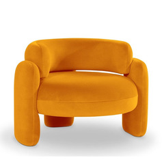 Italian Minimalist Creative Single Chair Nordic Light Luxury Solid Wood Velvet Leisure Chair Beauty Salon Studio Negotiation Chair