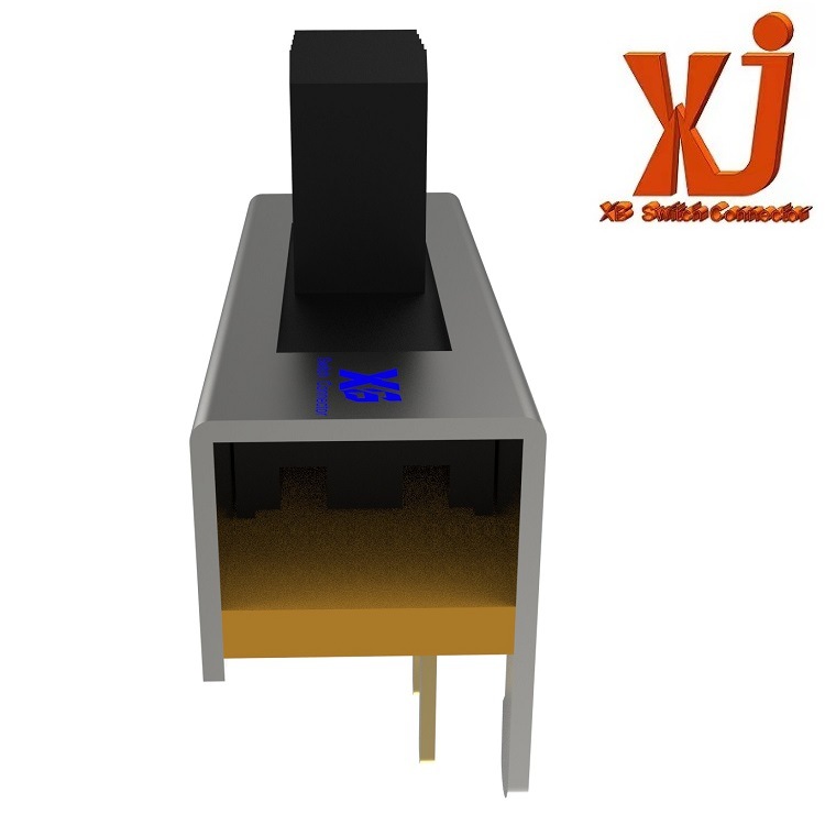 供应3档拨动开关三档行程2.5mm 正拨3位滑动开关 直柄3位波动开关