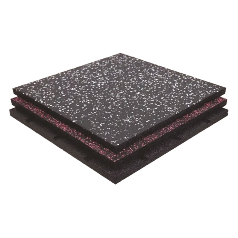 Tapetes de goma para gimnasio Longmai, antideslizantes y amortiguadores, insonorizantes image 1