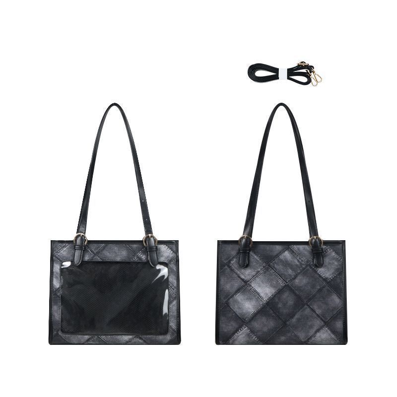 Paquete de dolor, paquete de 100 días, jk, paquete de hombro único, tramo oblicuo de gran capacidad, paquete diario femenino, coco de sal marina portátil