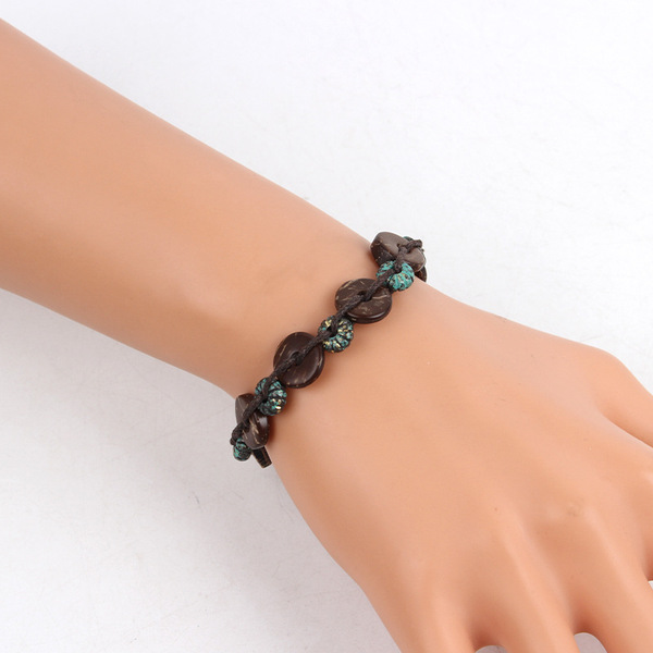 organic woven genuine retro universal bracelet handmade for men and…