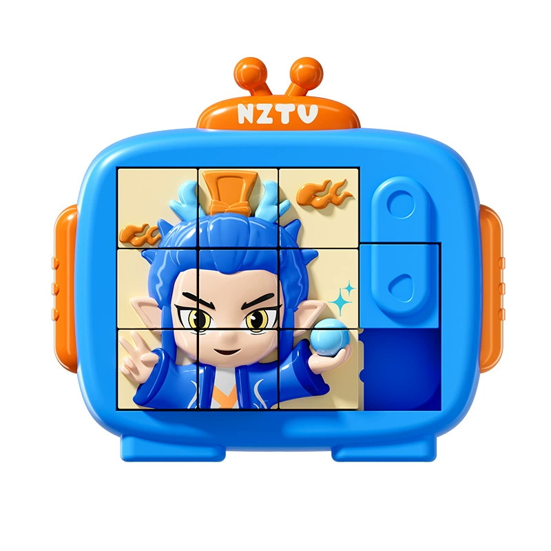 Мультфильм игрушка, скользящий Пятнадцать игра, интеллектуальная задача для тренировки для мальчиков, Хуарунян, раннее образование