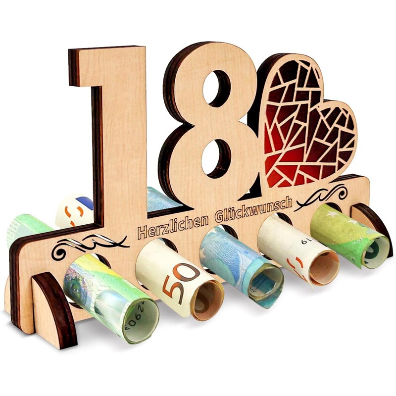 Cross-Border Amazon Wooden Money Gifts Birthday Wedding Party Special Gifts Desktop Ornaments