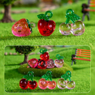 Creative with Hanging Luminous Fruit Resin DIY Crafts Accessories Earrings Earrings Decoration Pendant Material Ornaments