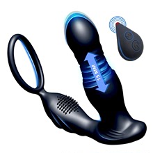 前列腺伸縮按摩器肛門護肛振動自慰器情趣性玩具女用伸縮后庭肛塞
