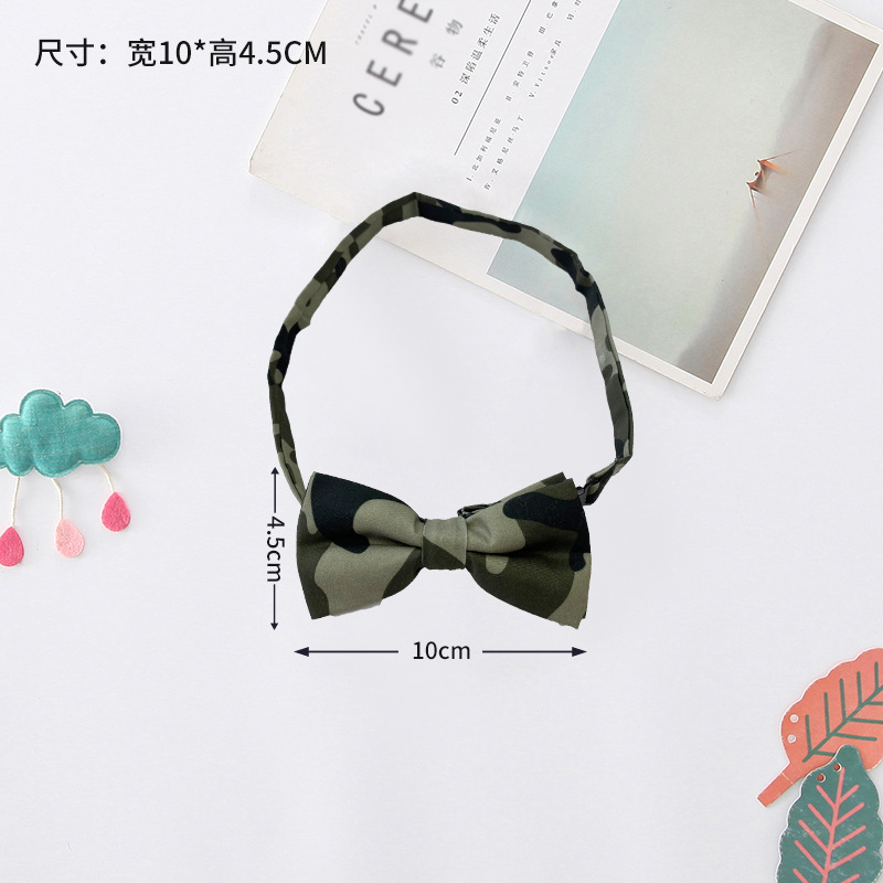 Pajarita para niños Corbata para niños coreanos Pajarita para bebés de color rojo vino de moda