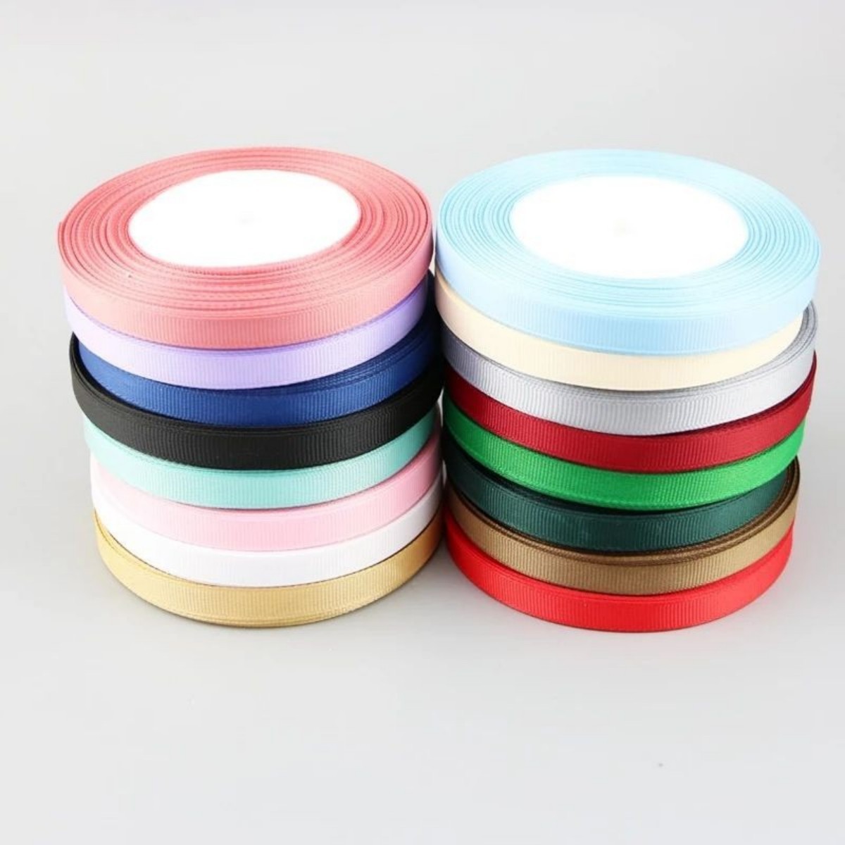2 - 100mm poliéster arco de color cinta de rosca cinta de cabello cinta caja de regalo cinta de embalaje DIY ramo cinta de nervadura