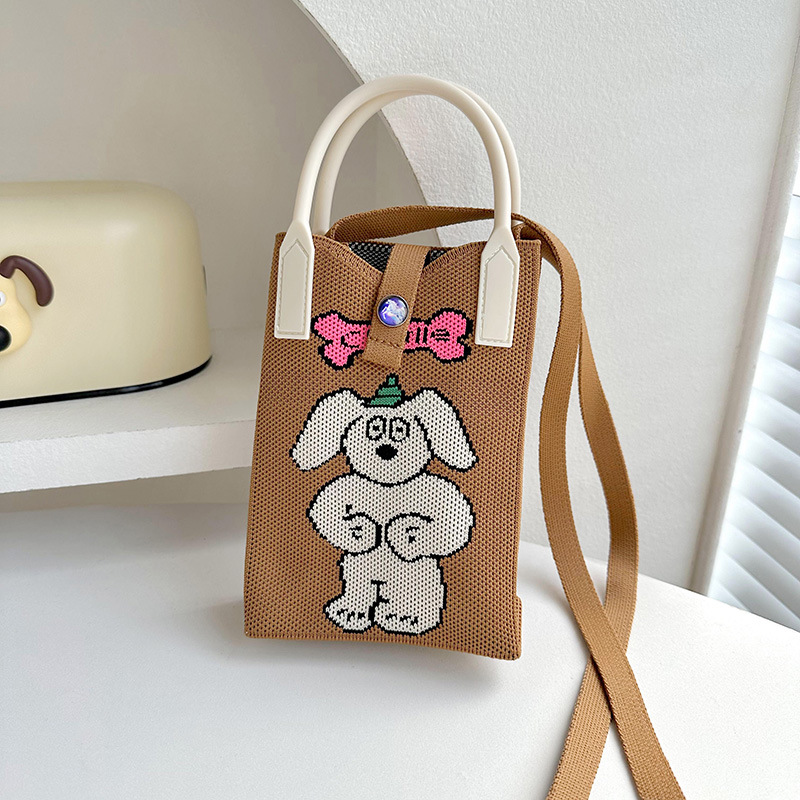 Bolsa de nicho diseño nuevo mini fortuna teléfono bolsa femenina estilo coreano versátil pequeño portátil monedero bolsa de mensajero