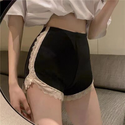 wechat Business Explosive money Borneol Lace Safety trousers Simplicity comfortable ventilation Emptied Large Home Furnishing shorts Leggings