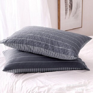 Pillowcase Cotton Gauze One Pack Single 50x 80 Large Thickened Breathable Sweat Absorbing Household Student Pillowpad Pillowcase