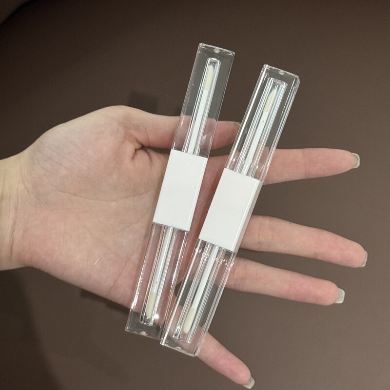 1.5ml*2/3ml*2粉色现货唇彩管包材方形双头二合一遮瑕提亮唇蜜瓶|undefined