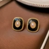 65#6 6 6 6 6 square earrings