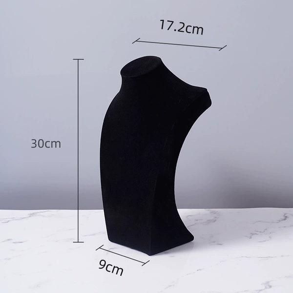 Black velvet H type 30cm high