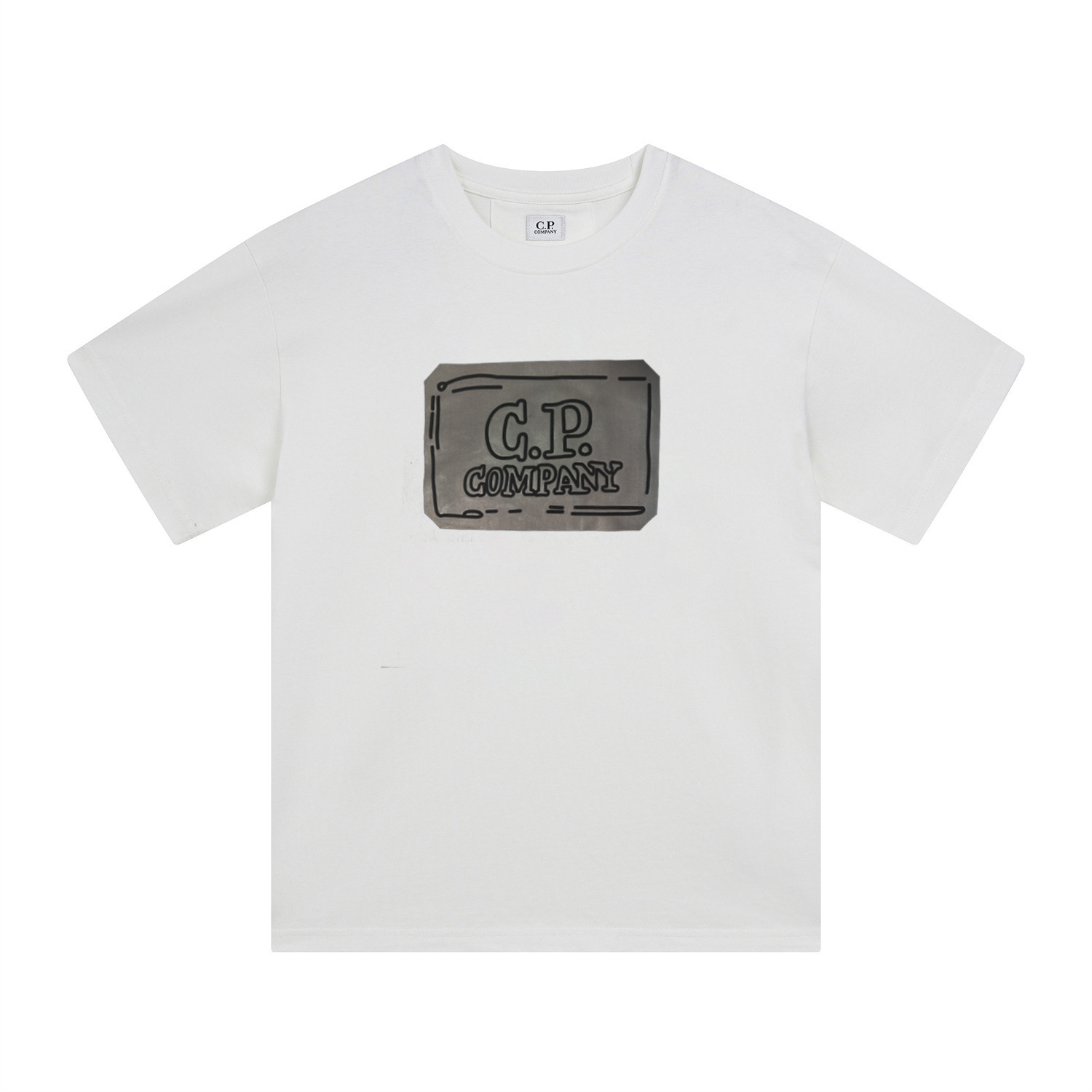 C.P. Company T-shirt Digital Logo Print White