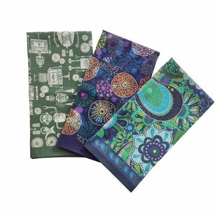 Pure Cotton Blue cashew flower square scarf hip hop Hip Hop Hip Hop headscarf decoration dress up square scarf New in stock factory straight hair